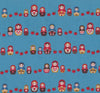 Nesting Dolls on Cyan