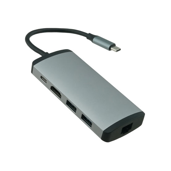 mate hier kwaad 8 Port USB-C Hub with Gigabit Ethernet – SIGNAL+POWER
