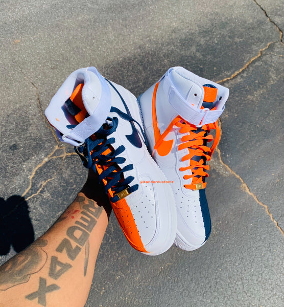 air force blue and orange