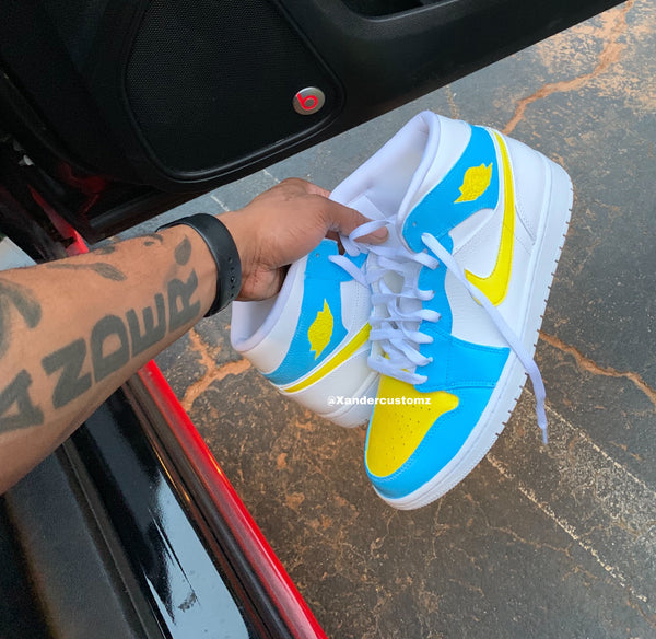 yellow jordan 1 men