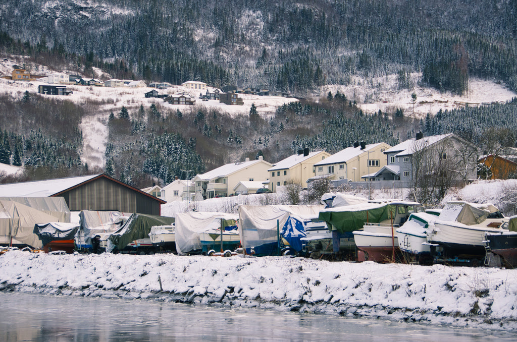 Boats by the harbour