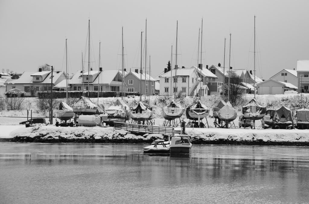 Boats by the harbour