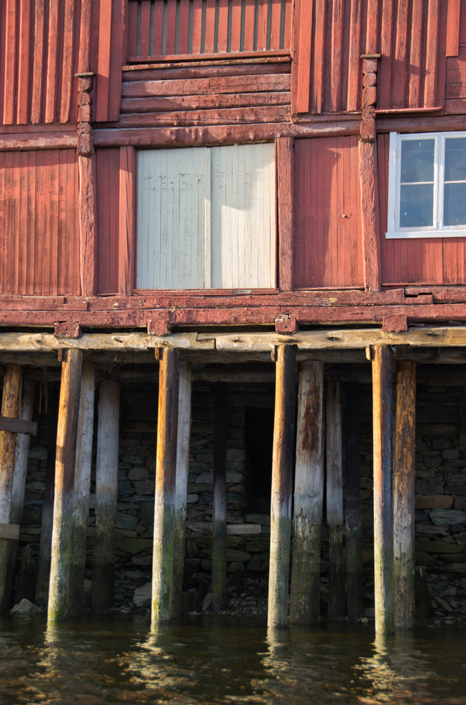 House on stilts in Trondheim