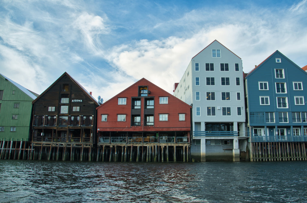 Wharf houses in Trondheim