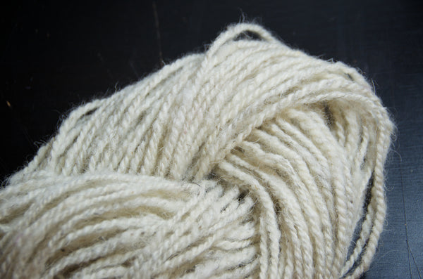 Peak District scavenged hand-spun yarn