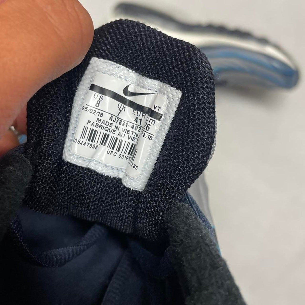 Nike Air Max Deluxe In Blue & Grey ( 7UK / 8US ) 1036 Emporium