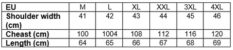 Jacket size