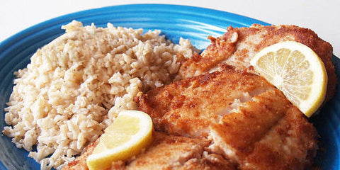 Use Coconut Oil to make gluten free fried fish recipe photo