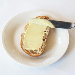 Use coconut oil to make your own mayonnaise spread on bread recipe photo