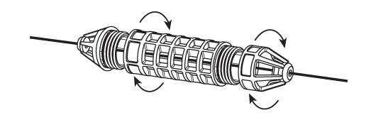 Deepsea fishing rig with bait chamber.