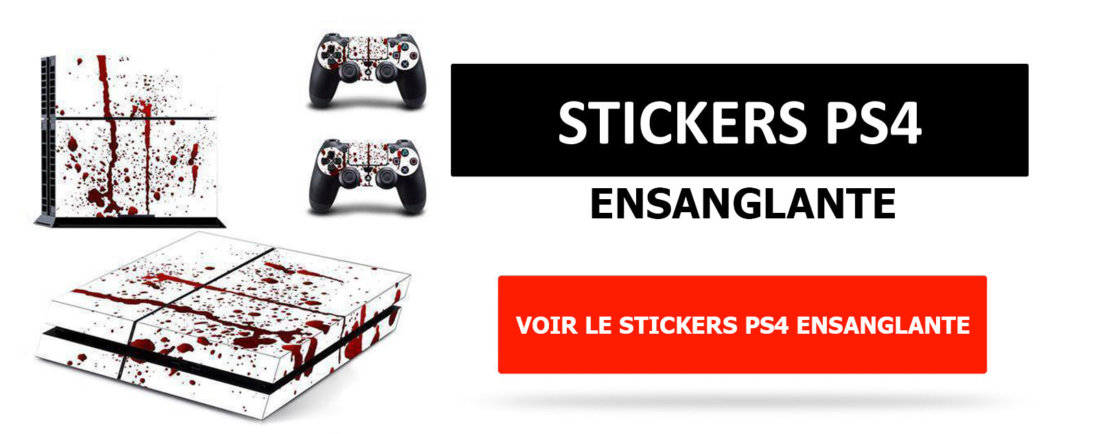 stickers ps4 ensanglanté 