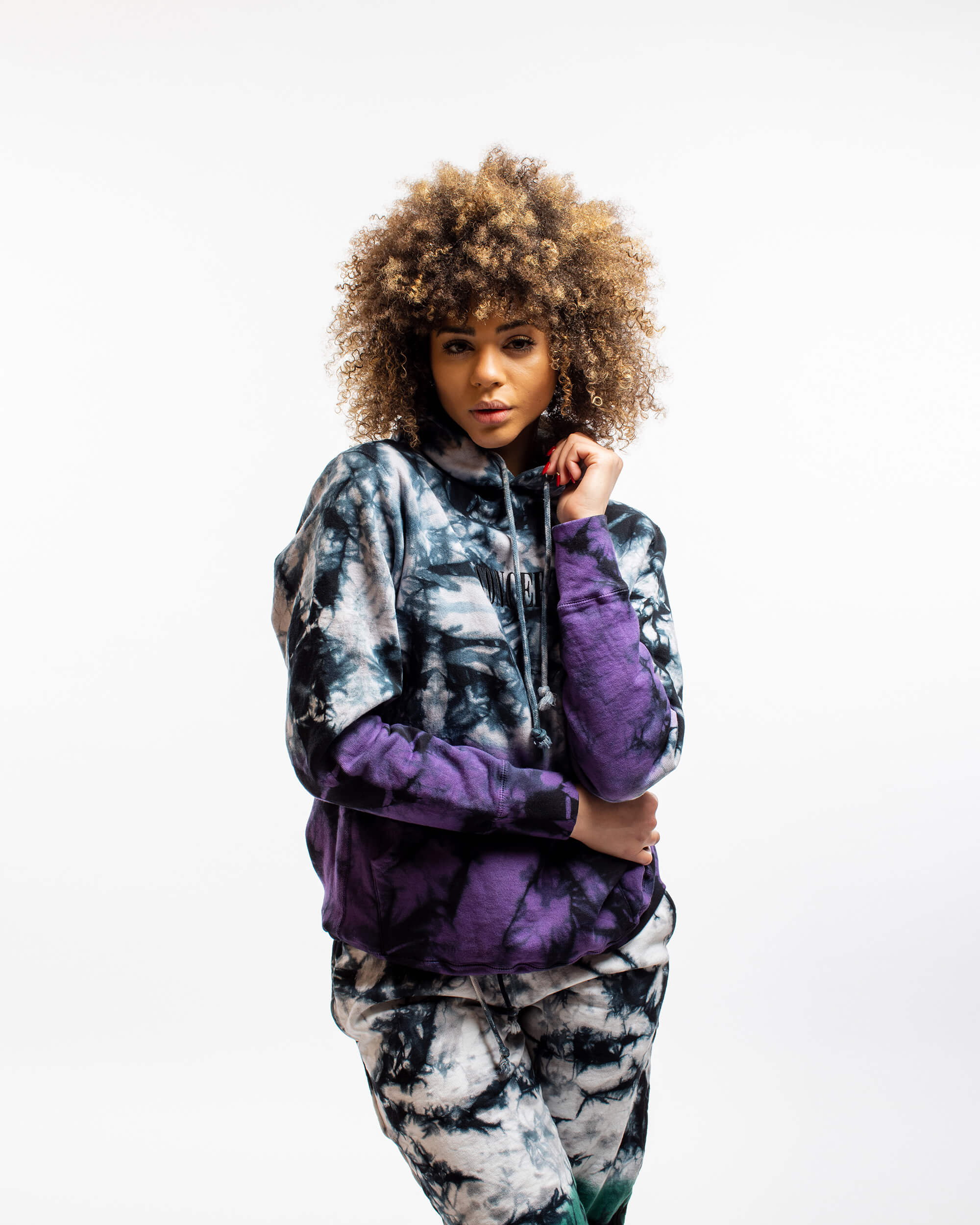 Concepts' Dipped Tie Dye Sweatsuit