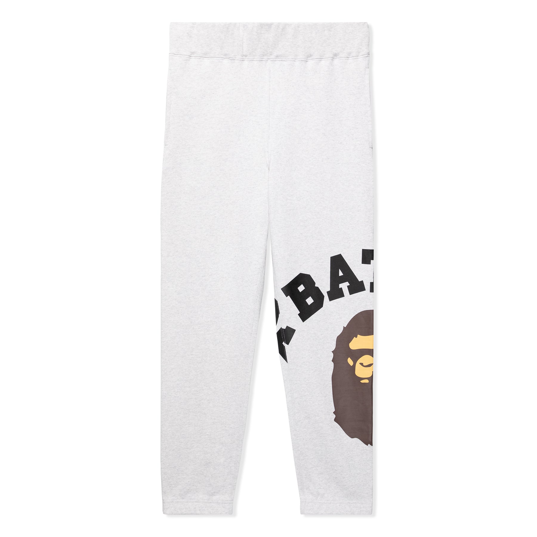 A Bathing Ape Giant College Sweat Pants (Gray)
