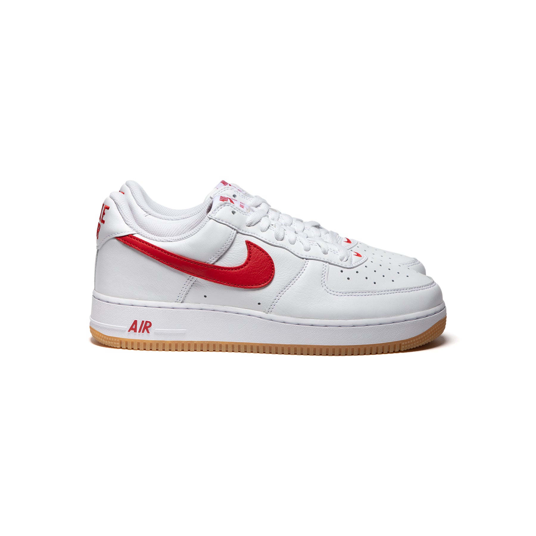 Nike Air Force 1 Low (White/University Red/Gum Yellow) | Concepts