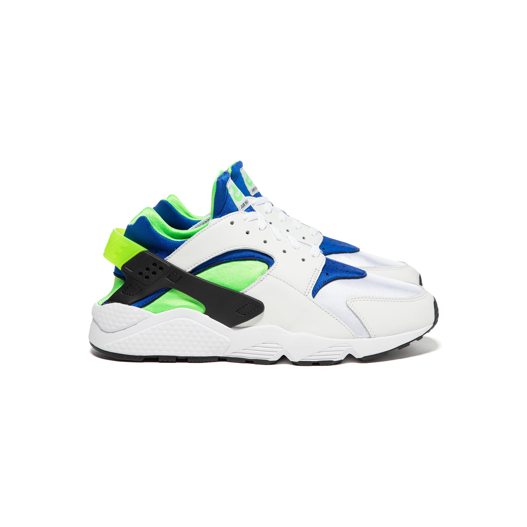 Nike Huarache (White/Scream Green/Royal Blue) –