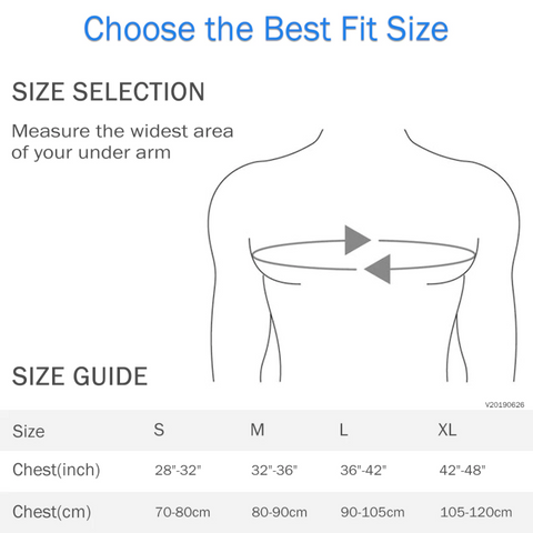 Posture corrector for women sizing chart