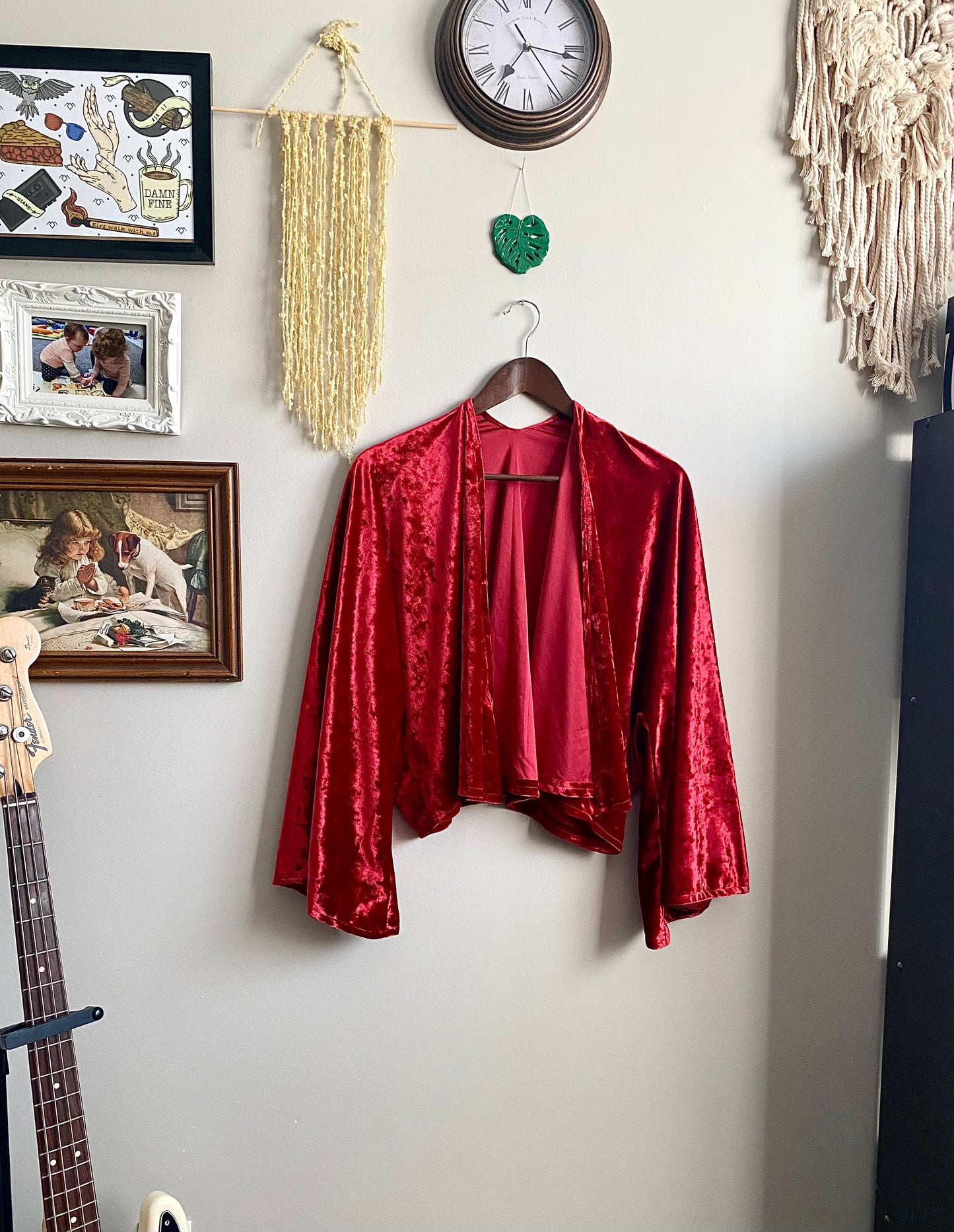 The Amanda Velvet Cardi