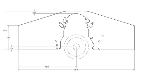LS Engine Plate Dimensions
