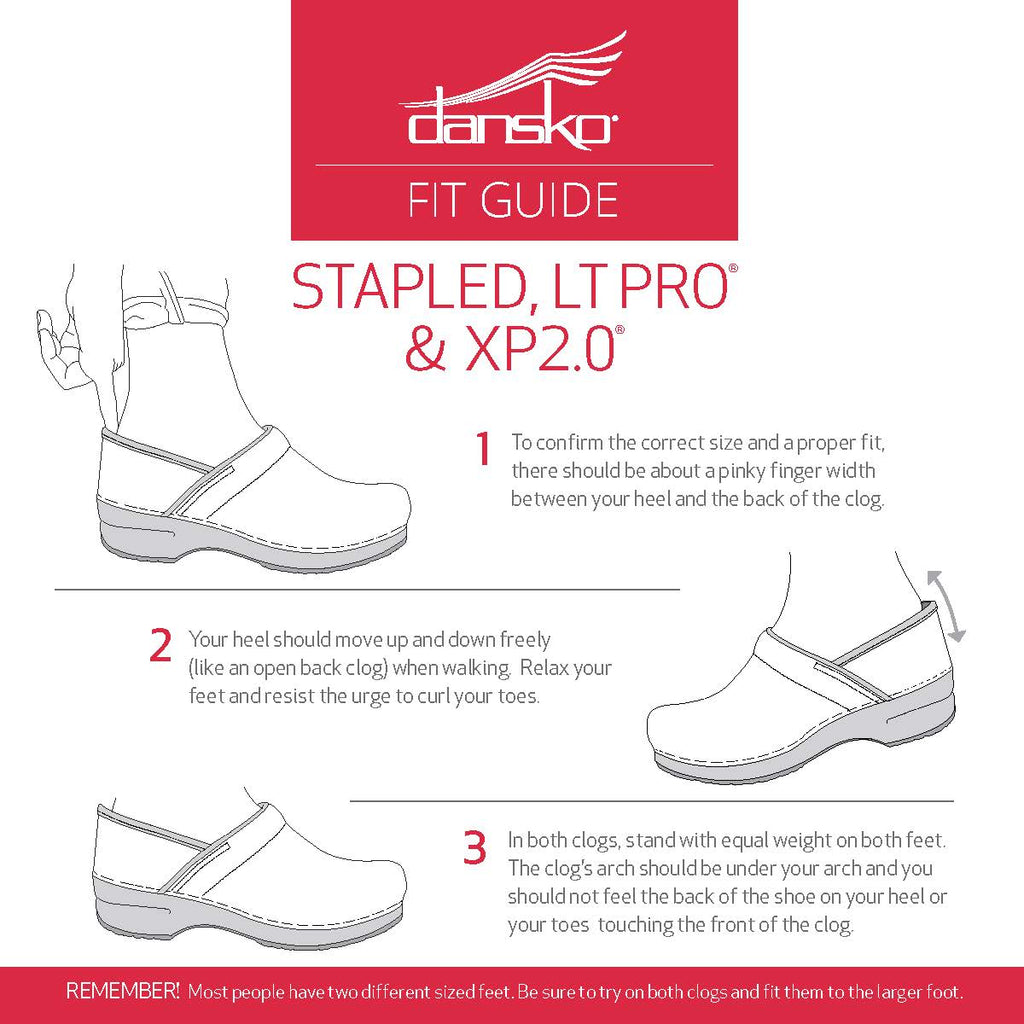 difference between dansko professional and pro xp