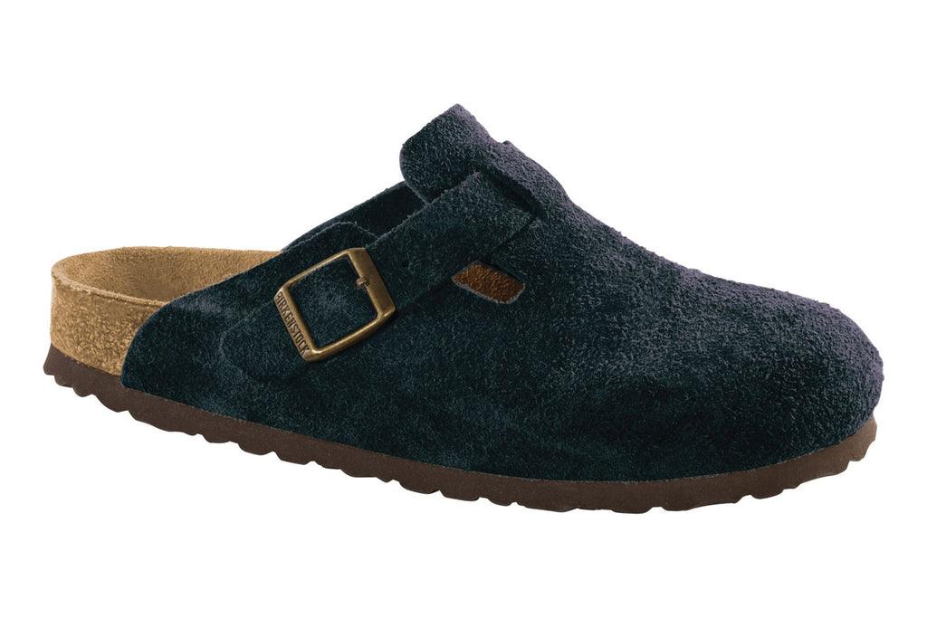 birkenstock boston navy suede