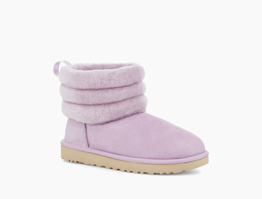 ugg fluff mini quilted noir