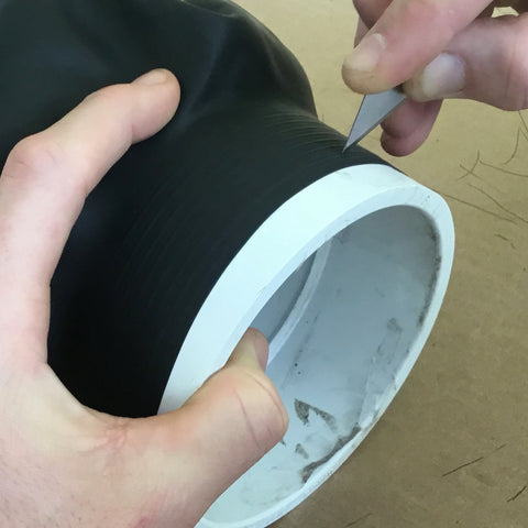 Trimming Latex Gaskets