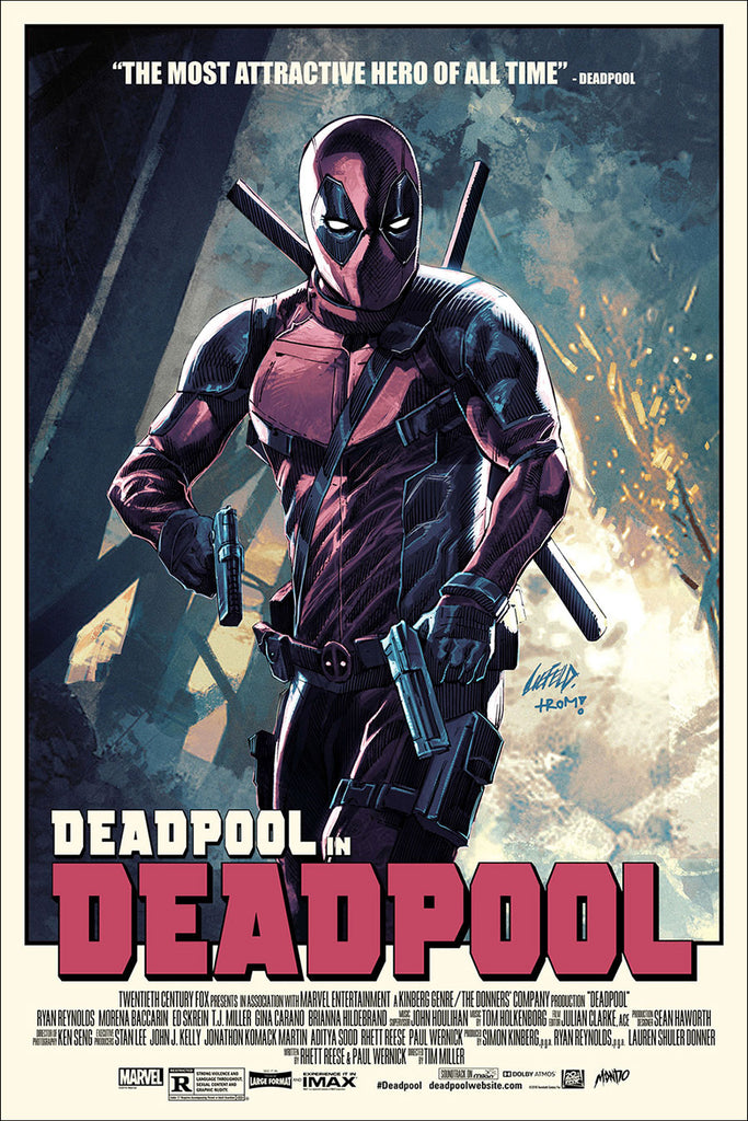 Deadpool (Variant) by Rob Liefeld | sceneprints.com