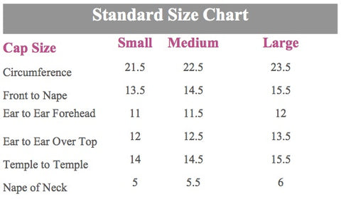 Cap Size Chart