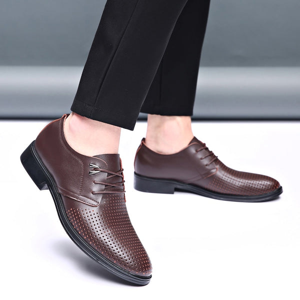 Summer Men Shoes Low Heels Round Toe Comfortable Office Dress