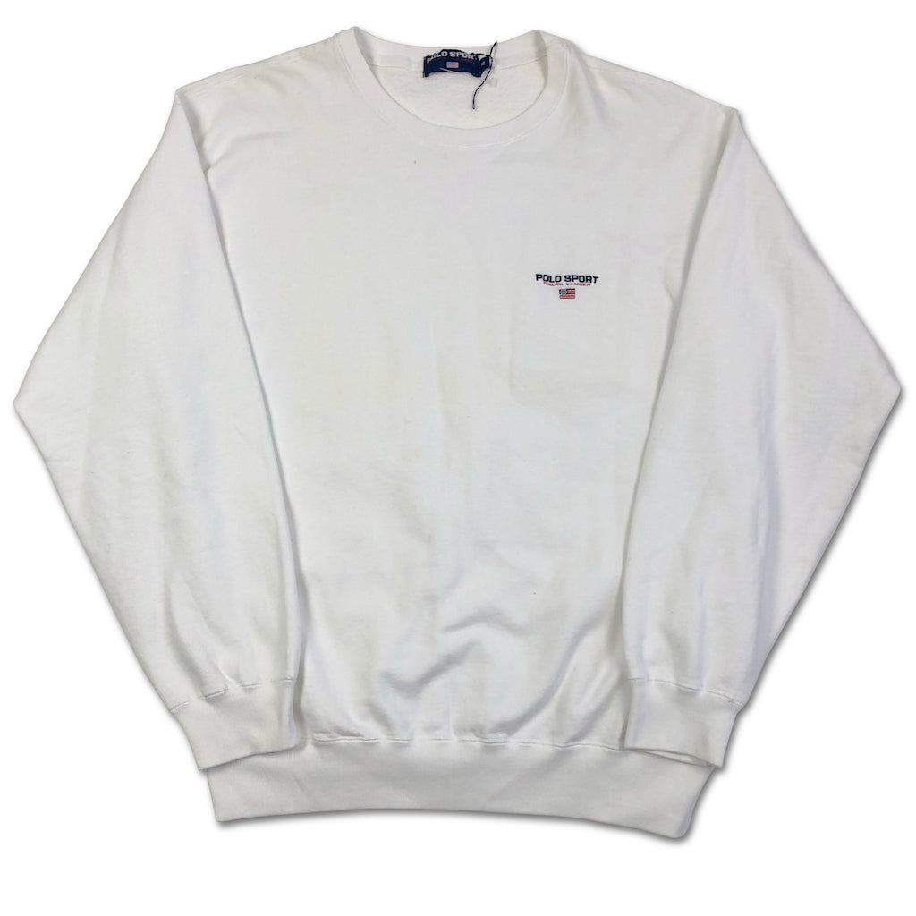 polo crewneck sweatshirt