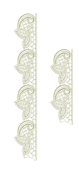 cream lace border clip art