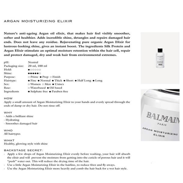 Argan Moisturizing Elixir – Fix Salon
