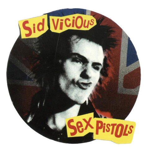 Sex Pistols Sid Vicious Union Jack Sticker