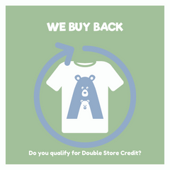 We Buy Back pre-loved clothes purchased from Eco Mama & Babe and other stores or websites.