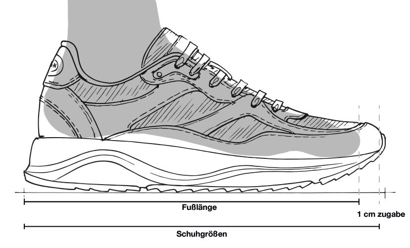 WODEN Schuhgröße 