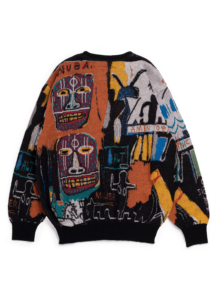 WACKOMARIA BASQUIAT / MOHAIR CARDIGAN | eclipseseal.com