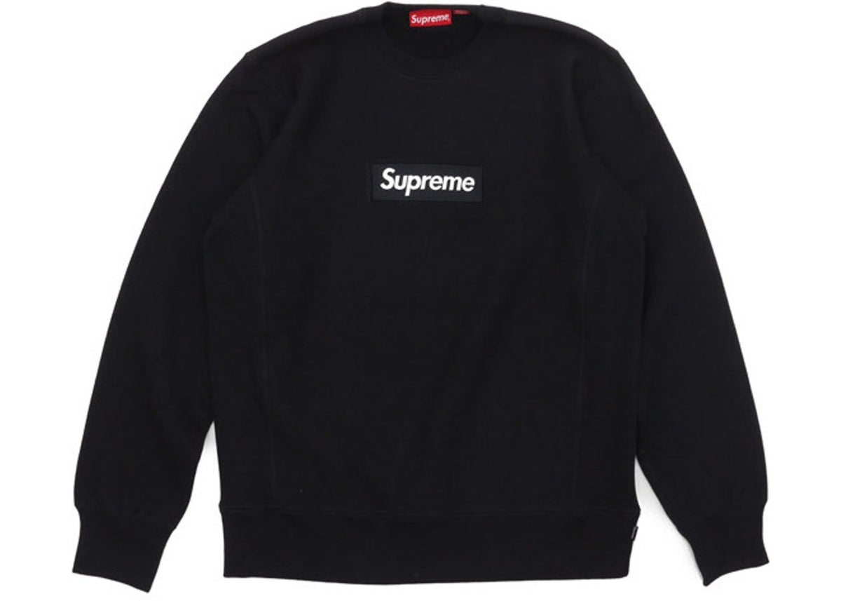 supreme box logo crewneck black