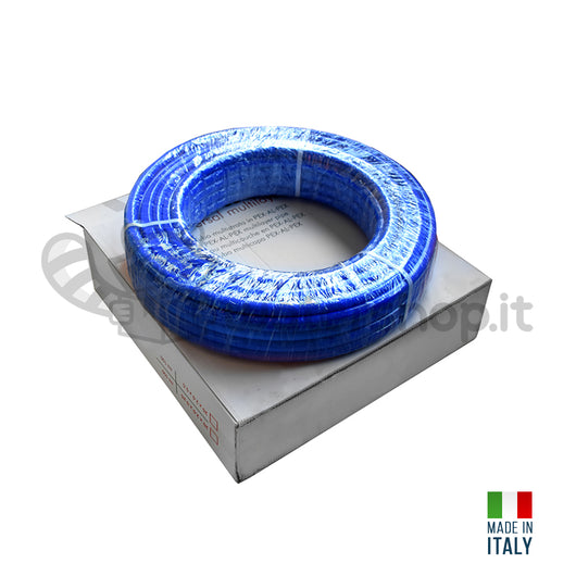 Tubo Multistrato PEX-AL-PEX isolato BLU ø 16 x 2 mm