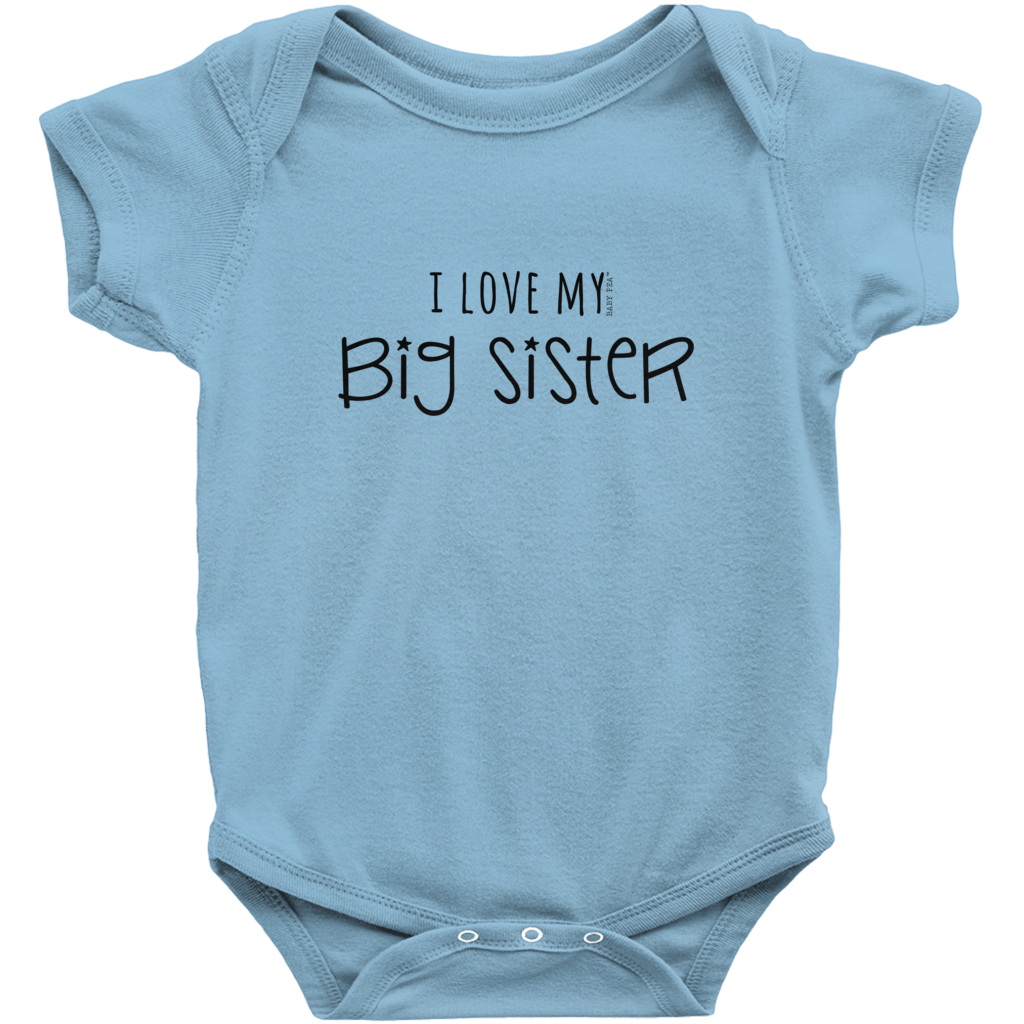 i love my big sister onesie