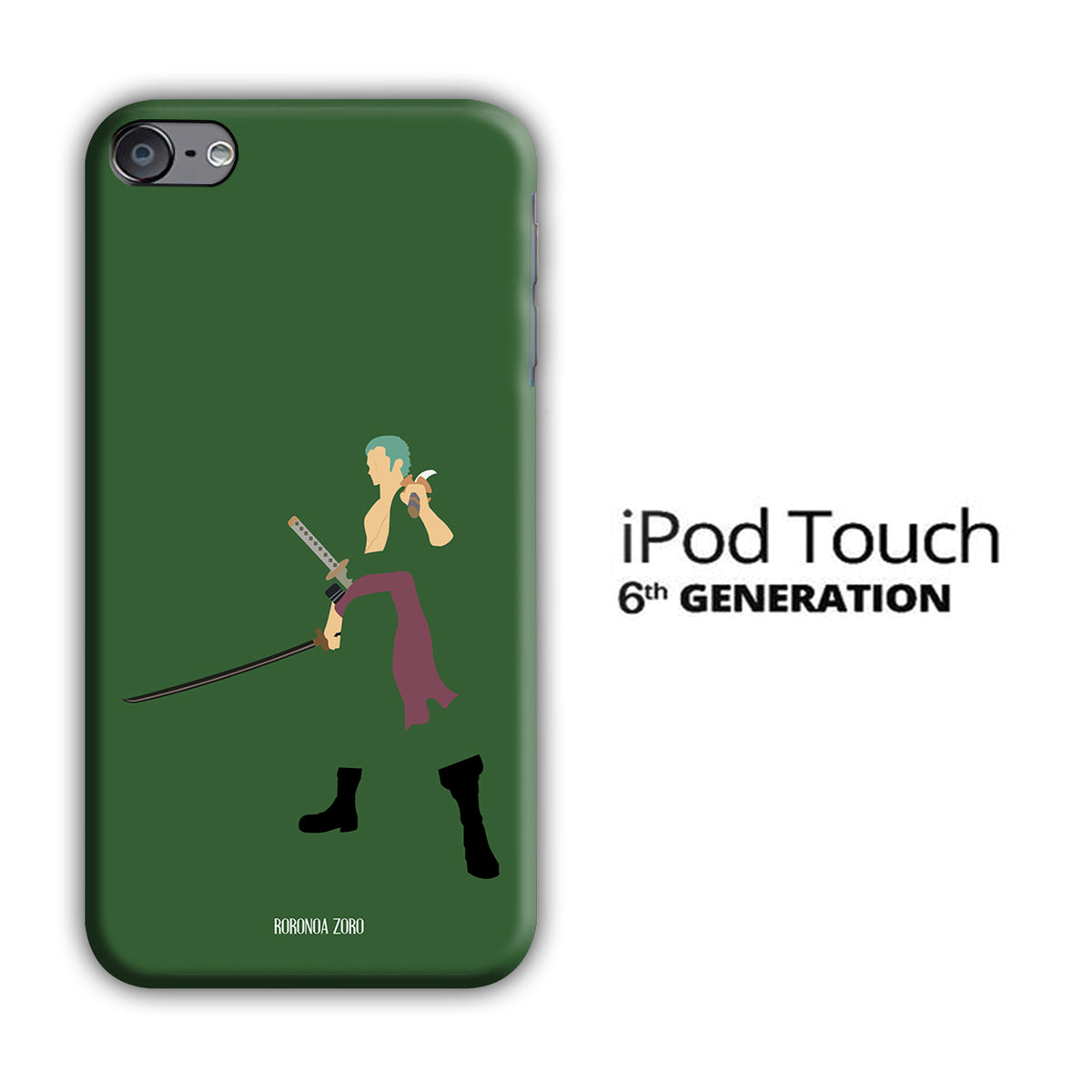 One Piece Green Sword Ipod Touch 6 3d Case Casecarney