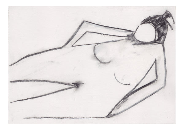 Female nude art print 