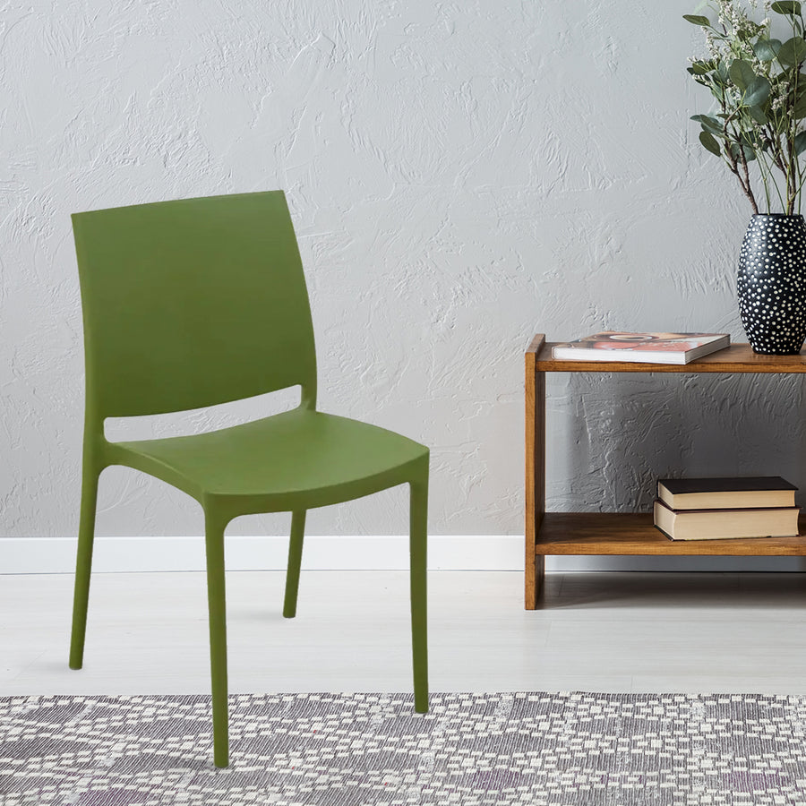 Nilkamal Novella 08 Plastic Chair (Soft Green)