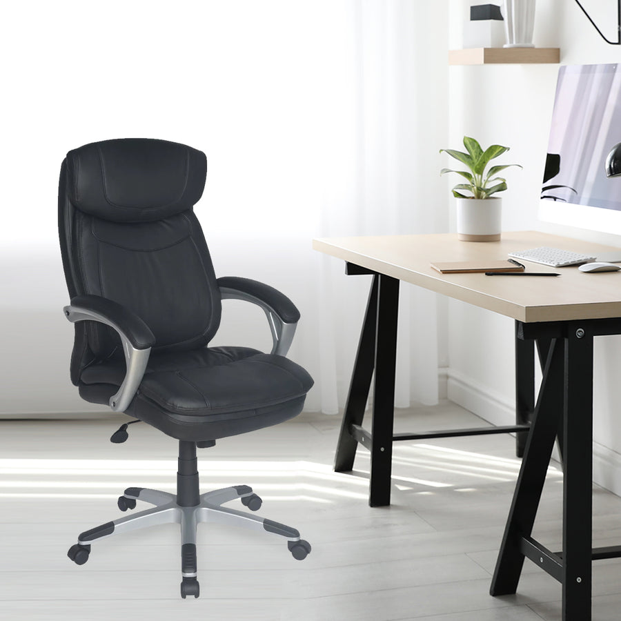 Nilkamal Finn Mid Back Office Chair (Black)