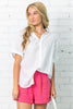 Steve Madden Kiralin Button Up Blouse