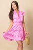 Kendall Flutter Sleeve Smocked Dress