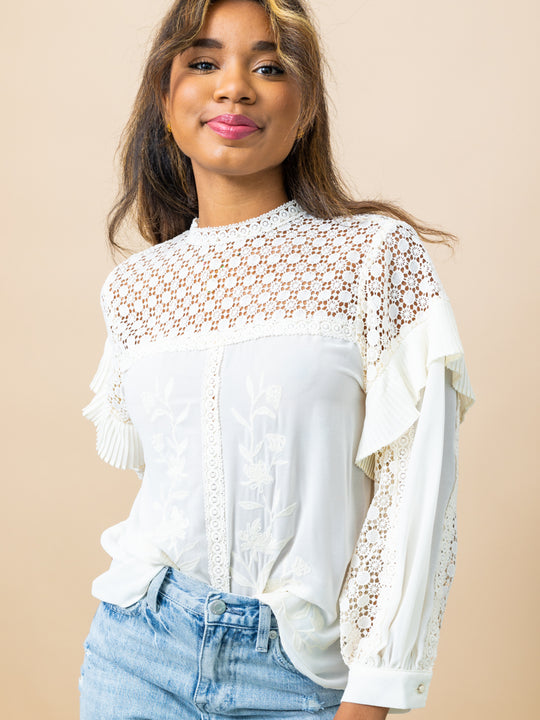 Annabella A Woven Top