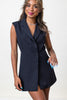 Olivia Overlay Romper Blazer