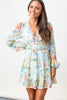 Jess Floral V Neck Dress