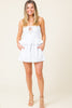 The Day Off Ruched Front Romper