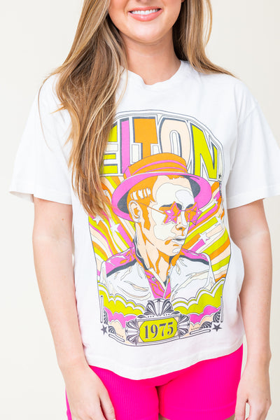 DAYDREAMER Elton John 1975 Boyfriend Tee